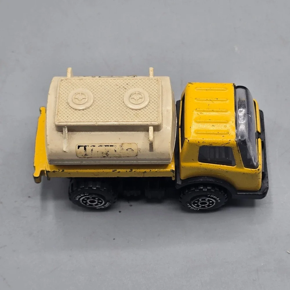 Vintage Tonka Tanker Truck Yellow Diecast Metal Made in Japan Toy Vehicle